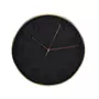 The Home Deco Factory Horloge ronde Deco Chic - Diam. 30,5 cm - Noir
