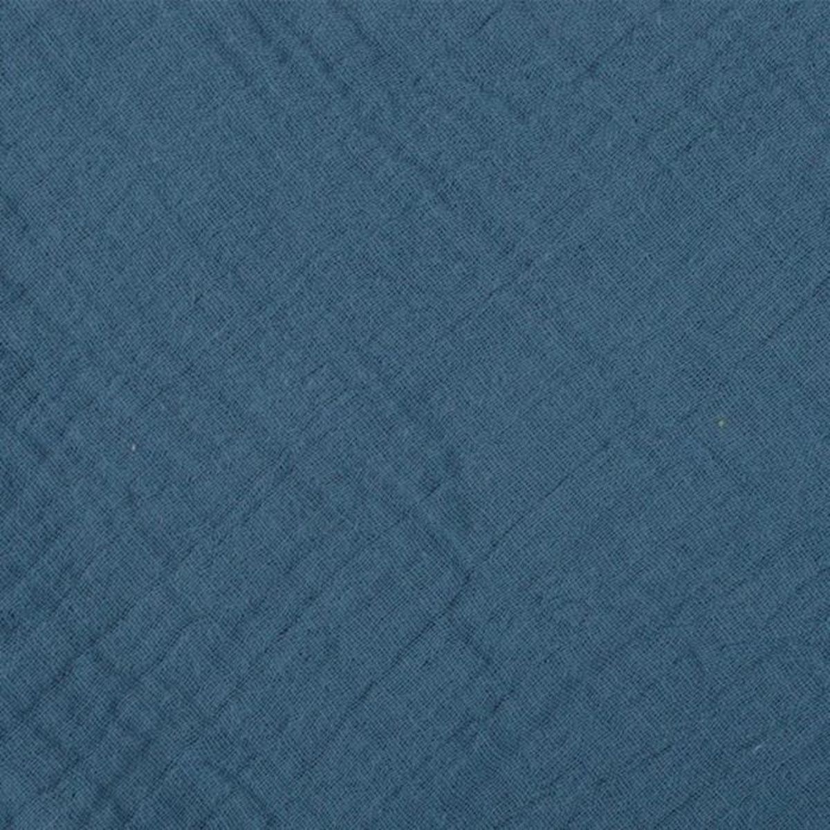 Paris Prix Drap Housse Bébé  Extensible  70x140cm Bleu Foncé