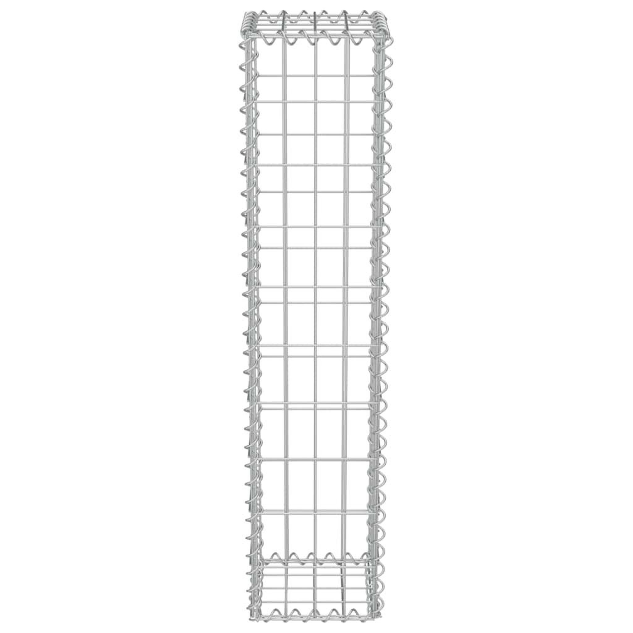 Voir la diapositive 5 : VIDAXL Mur a gabion avec couvercles Acier galvanise 20x20x100 cm