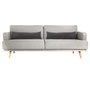 Voir la diapositive 1 : ATMOSPHERA Canapé convertible Jack - 3 places - Gris