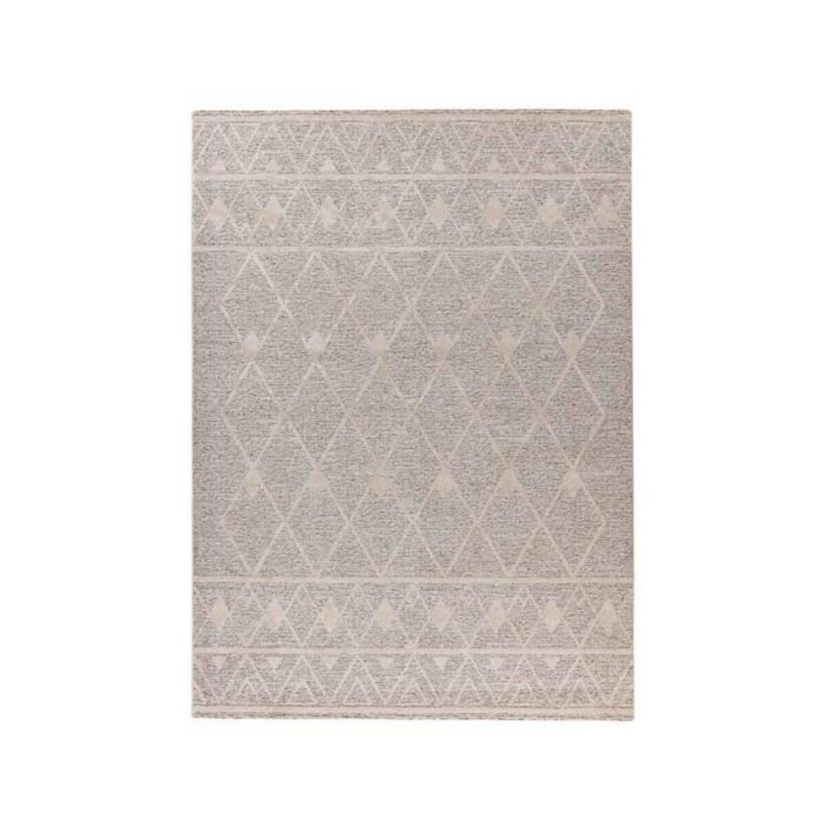 Paris Prix Tapis Tissé Géométrique  Rhombus  Beige & Marron