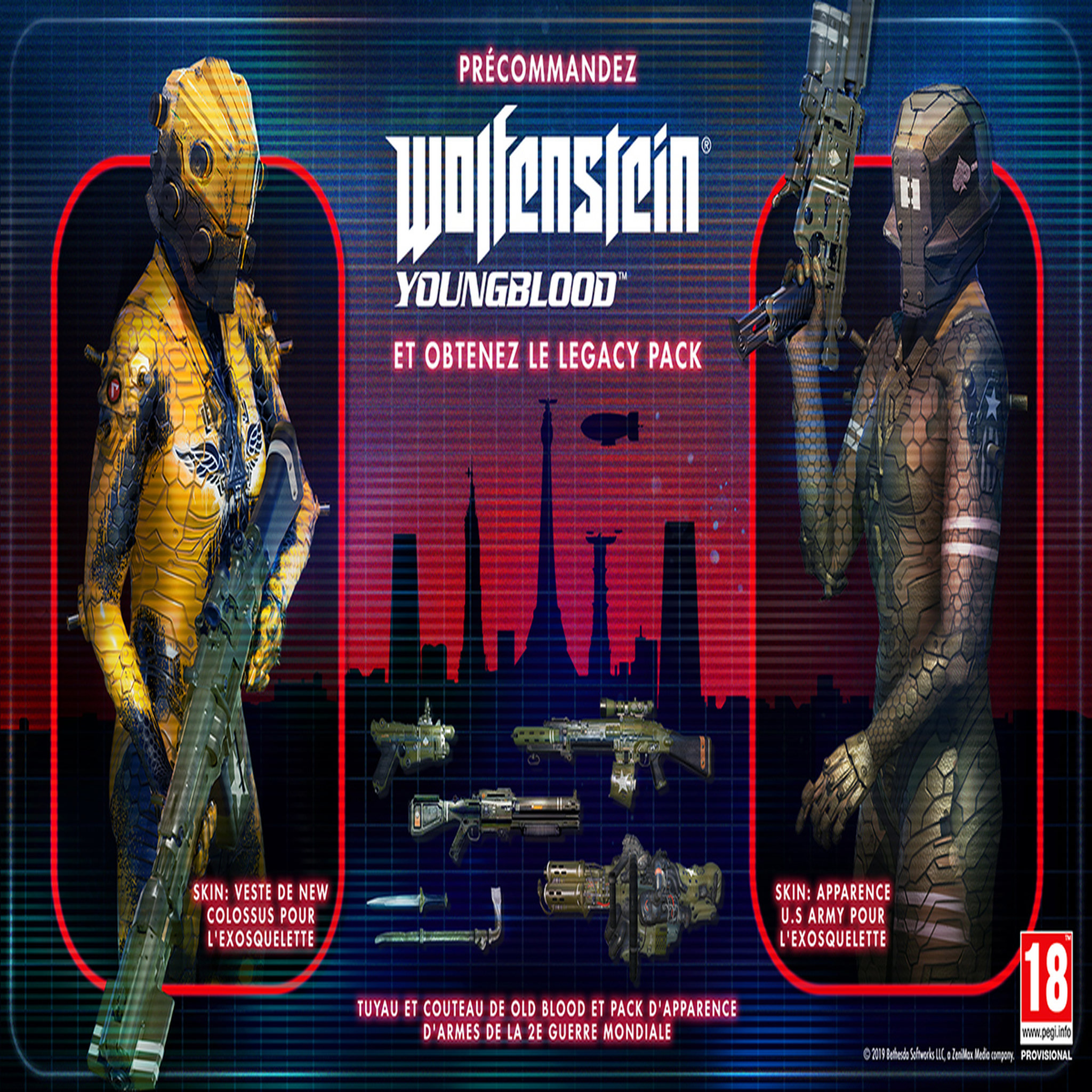 Voir la diapositive 4 : Wolfenstein II : Youngblood Edition Deluxe PS4