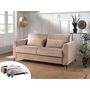 Voir la diapositive 1 : LISA DESIGN Owen - canapé 3 places convertible express couchage quotidien 140 cm matelas 12 cm en velours