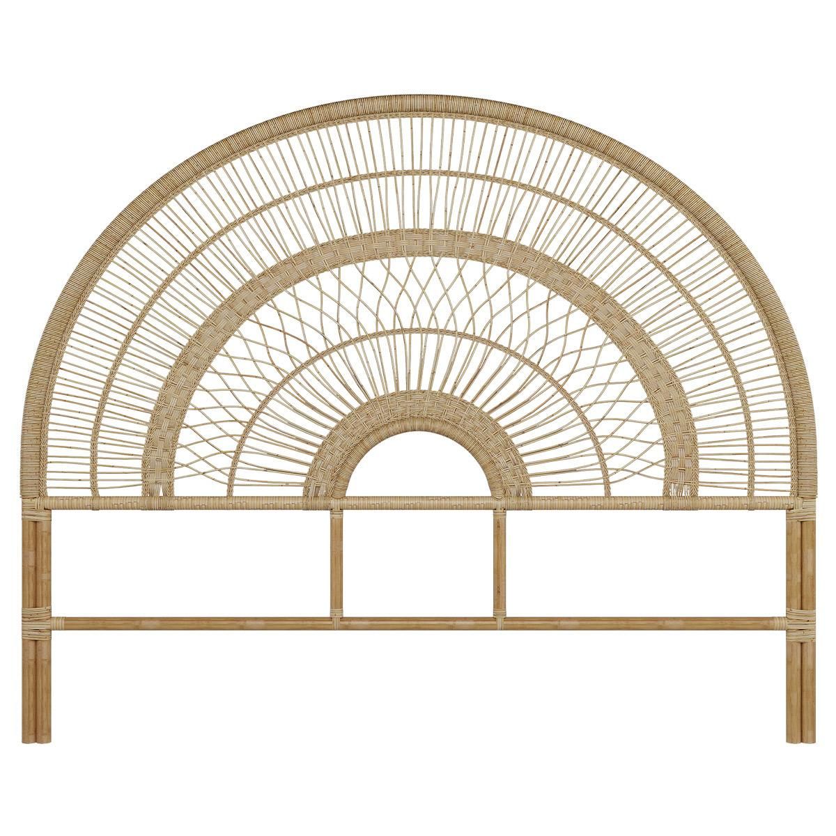 Rendez vous déco Tête de lit en rotin naturel 140 cm - Astéria