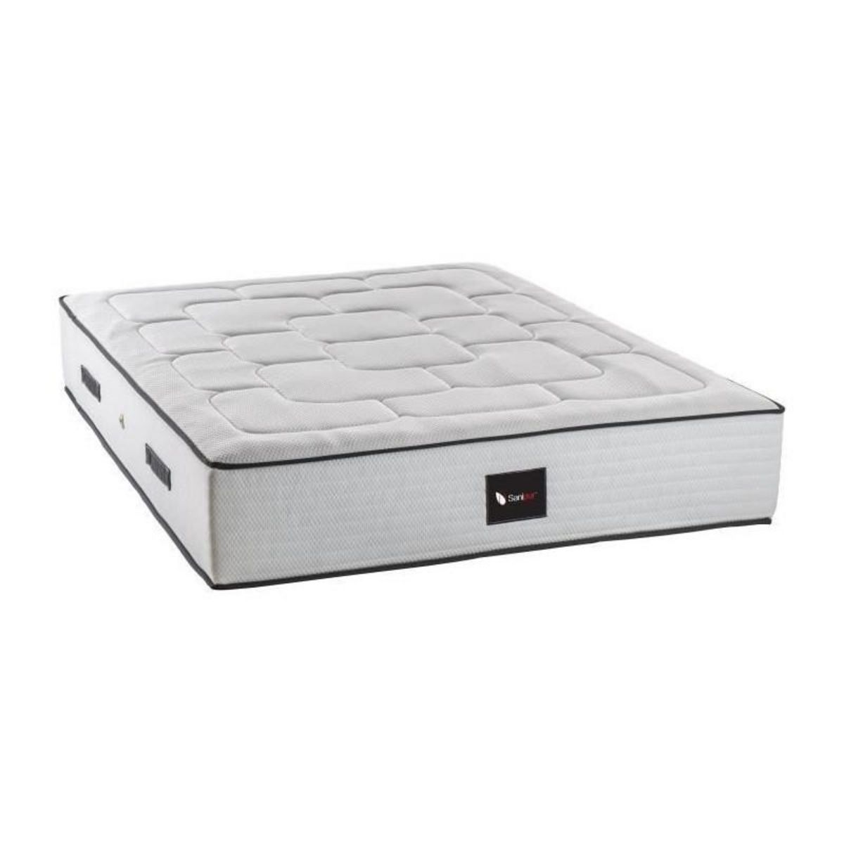DEKO DREAM DEKO DREAM Ensemble matelas + sommier bois massif 160 x 200 - 700 ressorts ensachés - Ferme - HOTEL SANIPUR MULTIPOCKET