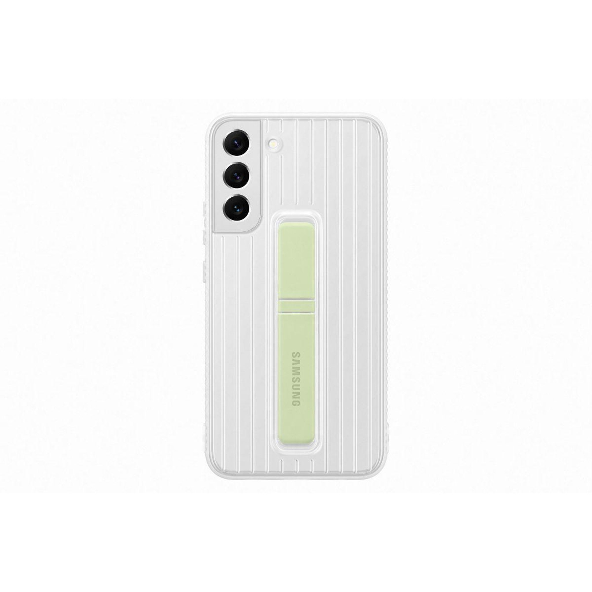 Voir la diapositive 2 : Samsung Coque S22+ Protective Standing blanc