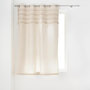 Voir la diapositive 1 : Paris Prix Rideau à Œillets Avec Franges  Atlas  140x180cm Naturel