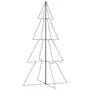 VIDAXL Arbre de Noël cone 360 LED d'interieur/d'exterieur 143x250 cm