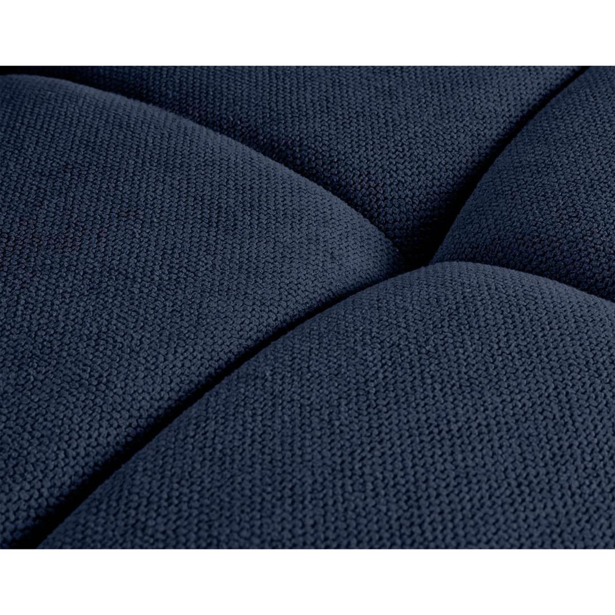 LISA DESIGN Ray - canapé droit 4 places avec double méridienne - assise profonde - en tissu texturé