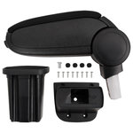 VIDAXL Accoudoir de voiture noir 12x32x(34-50) cm ABS