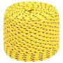 Voir la diapositive 2 : VIDAXL Corde de bateau Jaune 10 mm 50 m Polypropylene