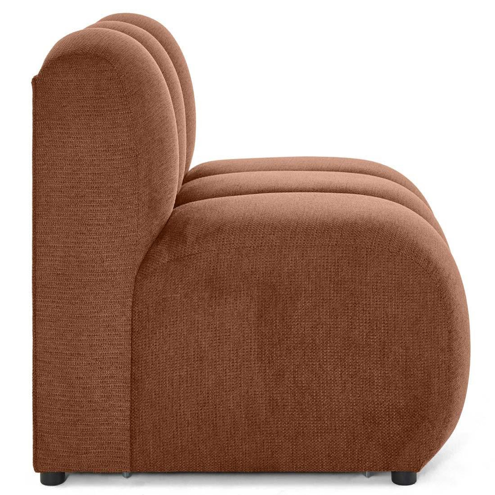Voir la diapositive 4 : BEST MOBILIER Debbie - module d'assise en tissu texturé