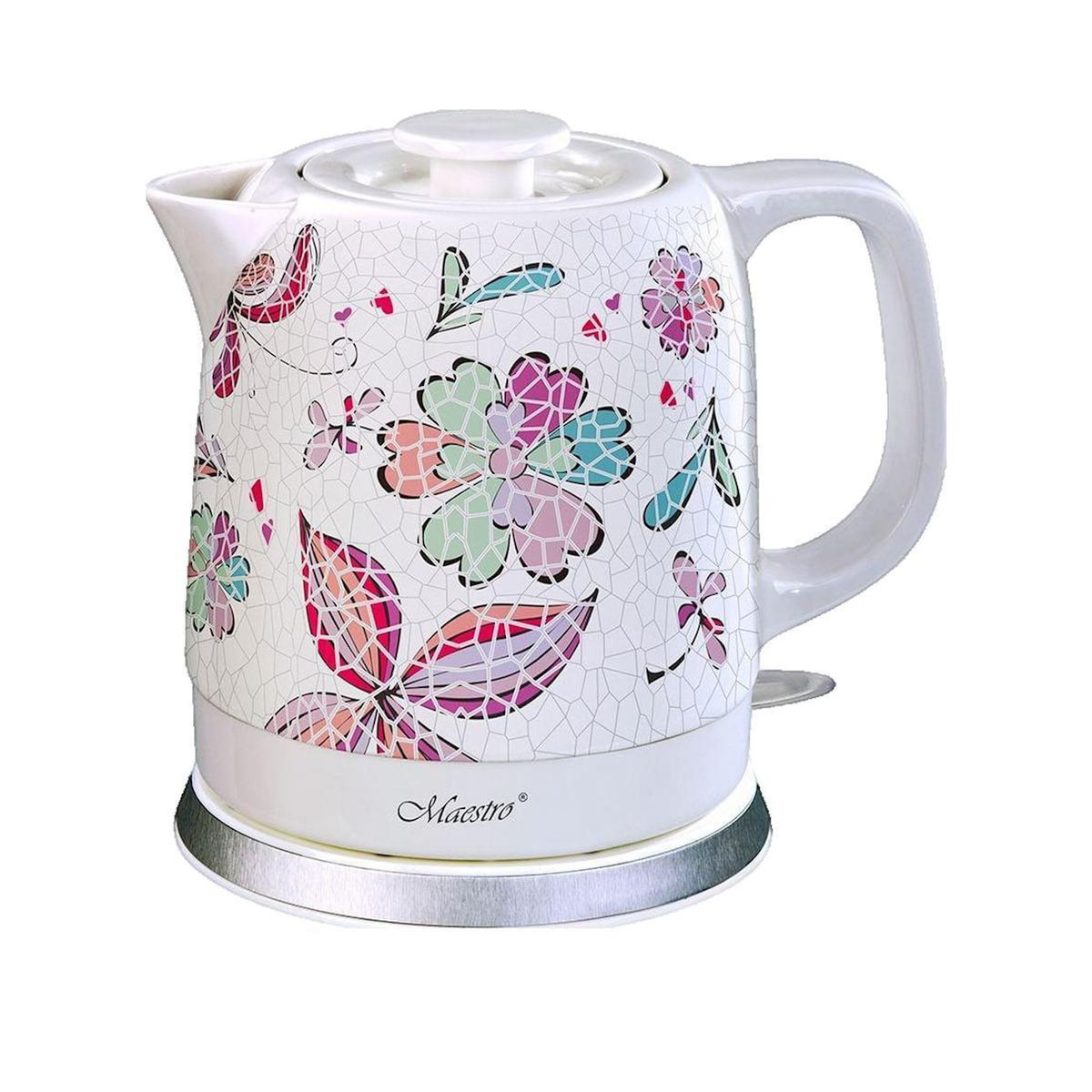 HELLO MAESTRO Cafetière Maestro MR-068C Kwiaty céramique