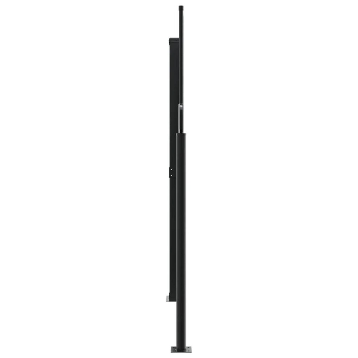VIDAXL Auvent lateral retractable noir 180x1000 cm