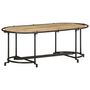 Voir la diapositive 2 : VIDAXL Table basse 110x55x40 cm bois de manguier massif brut