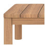 Voir la diapositive 6 : Rendez vous déco Table basse rectangulaire de jardin en bois de teck massif-Nadila