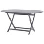 Voir la diapositive 1 : VIDAXL Table de jardin pliable 160x85x75 cm Bois d'acacia massif