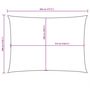 Voir la diapositive 6 : VIDAXL Voile de parasol tissu oxford rectangulaire 3x4,5 m terre cuite