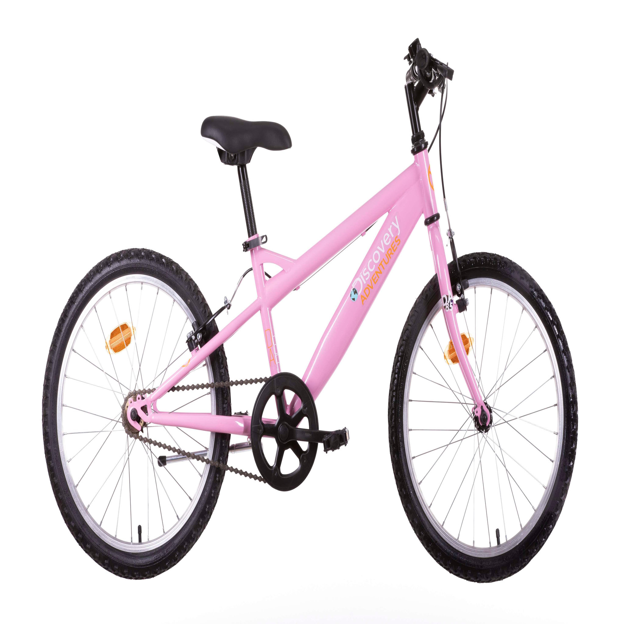 Voir la diapositive 1 : DISCOVERY ADVENTURES Vélo enfant (120/140 cm) - VTT 20''  Fille   Discovery Adventures - Frein V brake - Monovitesse