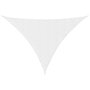 Voir la diapositive 2 : VIDAXL Voile de parasol tissu oxford triangulaire 2,5x2,5x3,5 m blanc