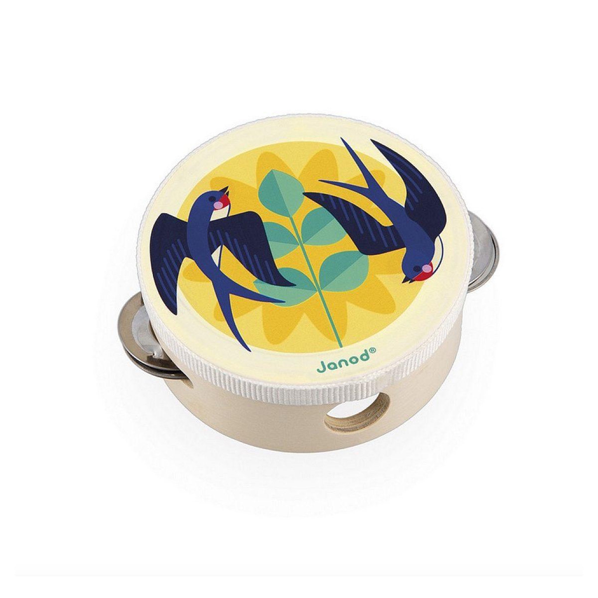 JANOD Petit tambourin en bois - gioia