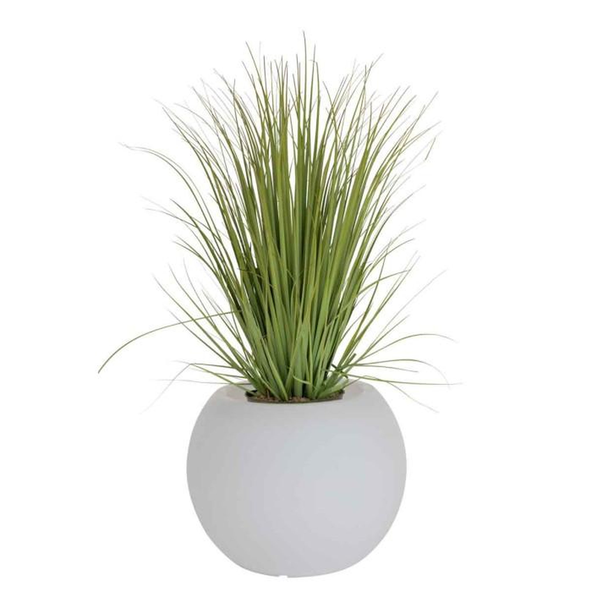 Voir la diapositive 2 : Paris Prix Lampe d'Extérieure & Pot de Fleurs  Outdoor  56cm Blanc