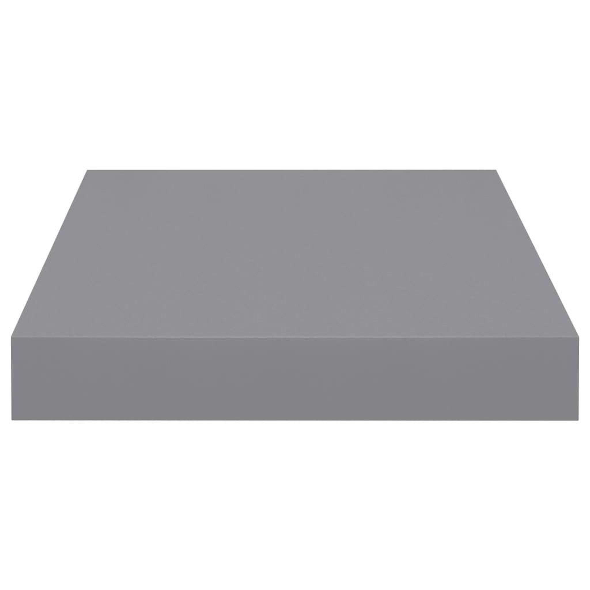 Voir la diapositive 4 : VIDAXL Etagere flottante murale gris 23x23,5x3,8 cm MDF