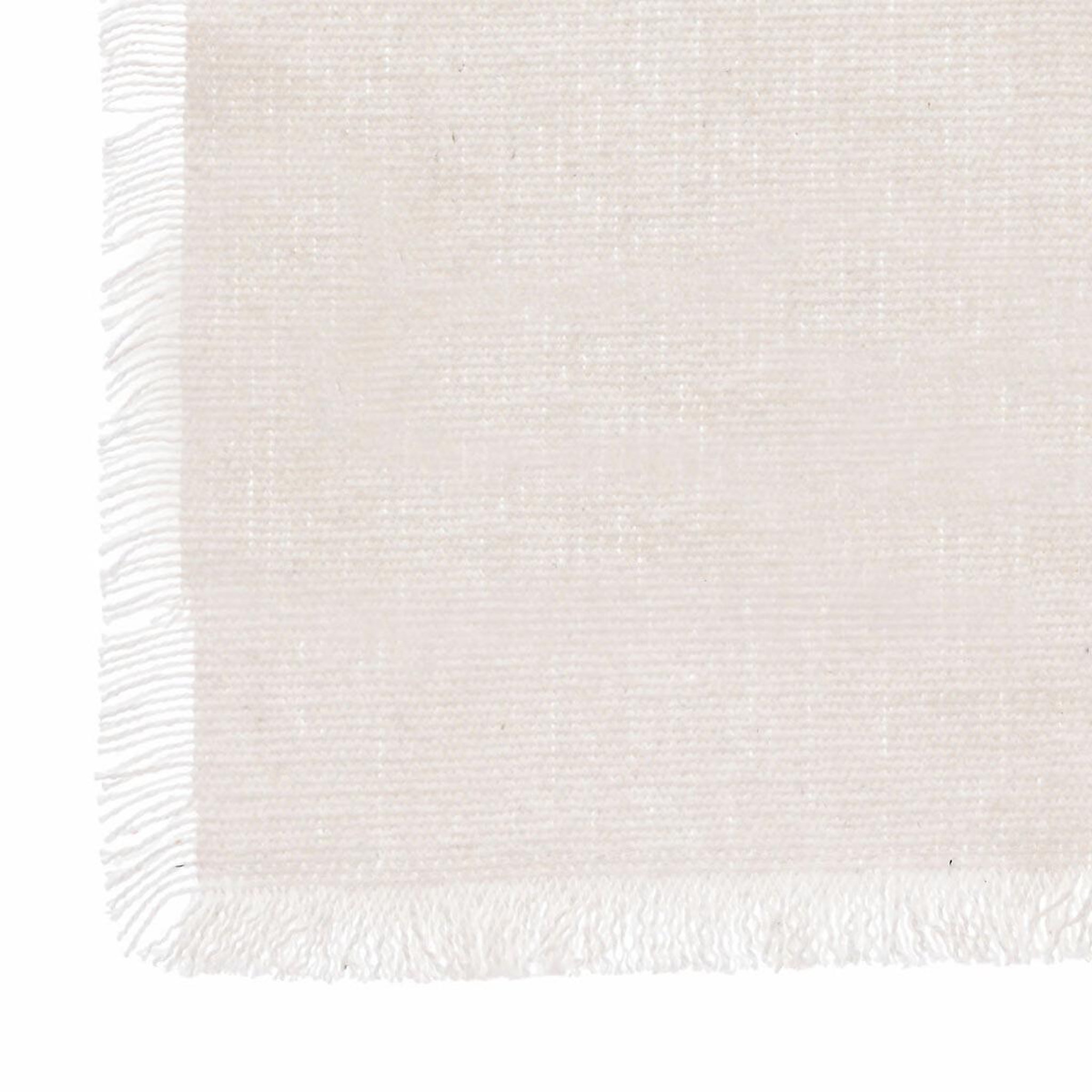 Voir la diapositive 2 : SECRET DE GOURMET Chemin de table  maha  38x140cm blanc