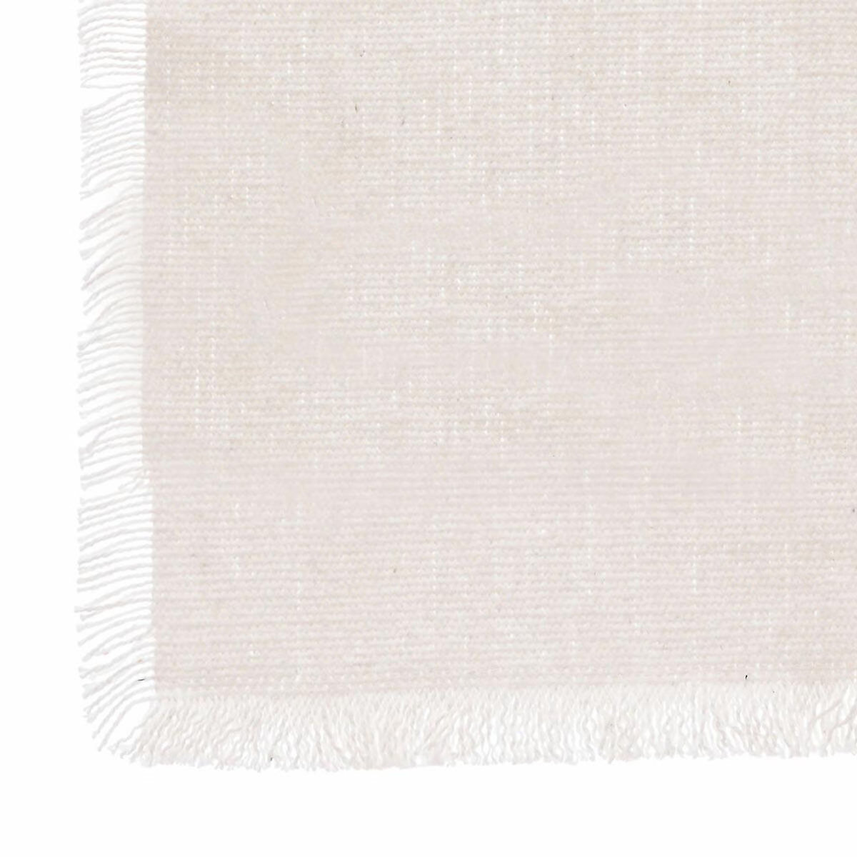 SECRET DE GOURMET Chemin de Table  Maha  38x140cm Blanc