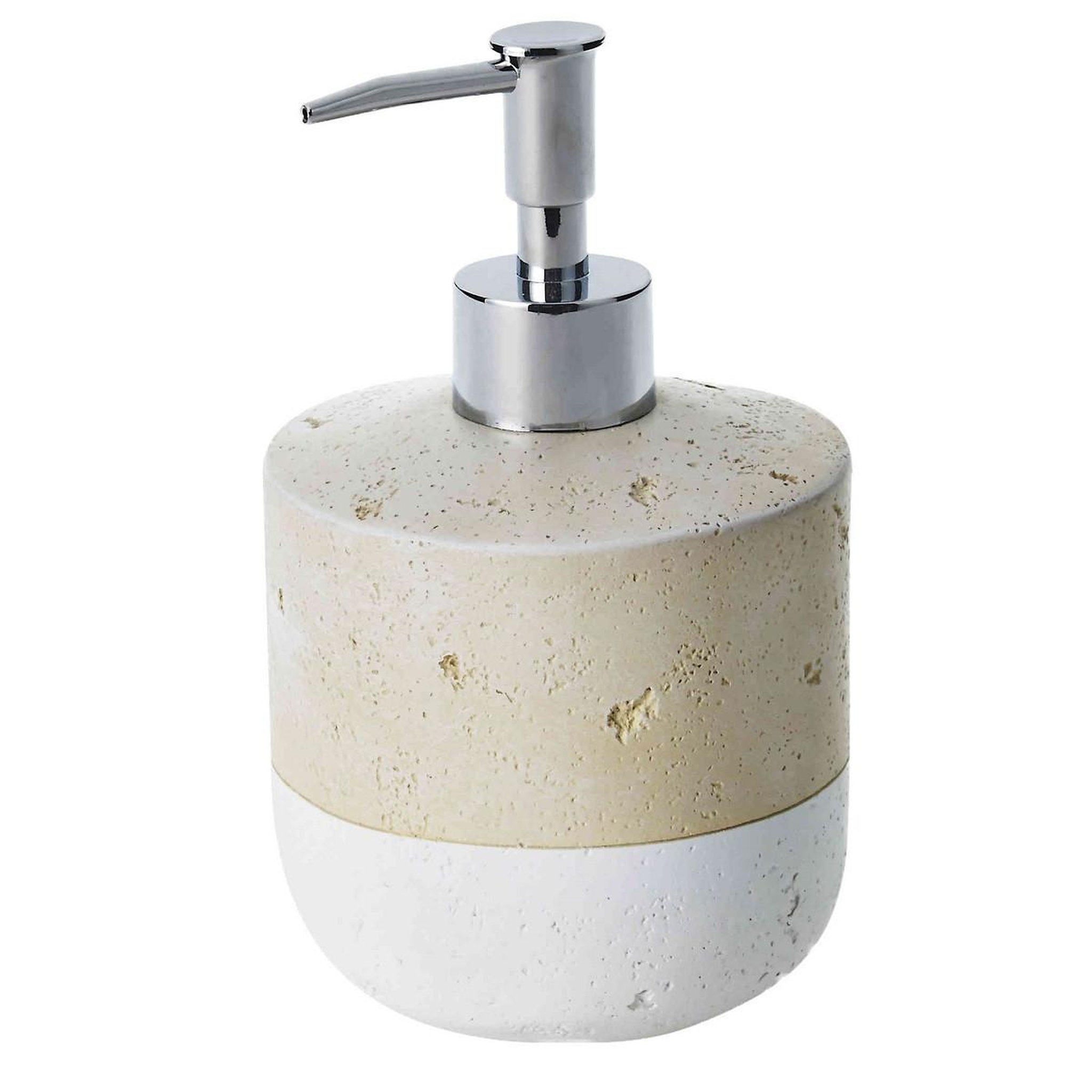Voir la diapositive 1 : GUY LEVASSEUR Distributeur de savon bicolore en polyrésine hammam