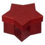 Voir la diapositive 2 : ATMOSPHERA Lot de 4 Boîtes Déco  Etoile  23cm Rouge & Or