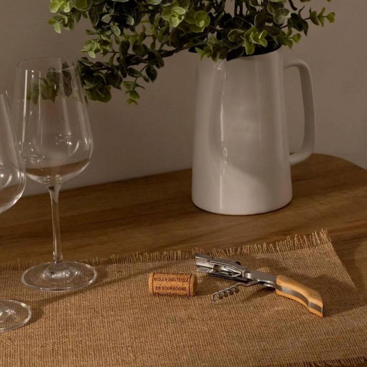 SECRET DE GOURMET Tire Bouchon Limonadier  Bambou  12cm Naturel