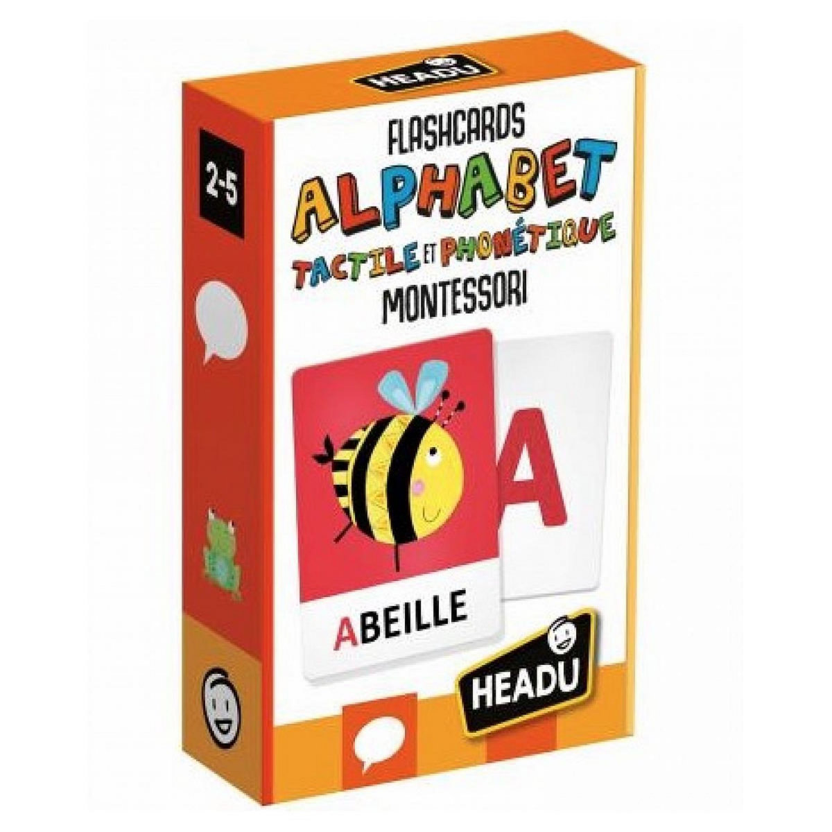 HEADU Flashcards Alphabet Tactile et Phonetique