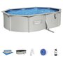 Voir la diapositive 8 : BESTWAY Piscine hors sol acier ovale - 500x360x120cm - HYDRIUM