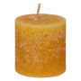 Voir la diapositive 3 : COMPTOIR DE LA BOUGIE Lot de 4 Bougies Votives  Rustic  4,5cm Jaune