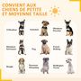 Voir la diapositive 4 : PAWHUT Parc enclos modulable pour chien porte 6 panneaux noir