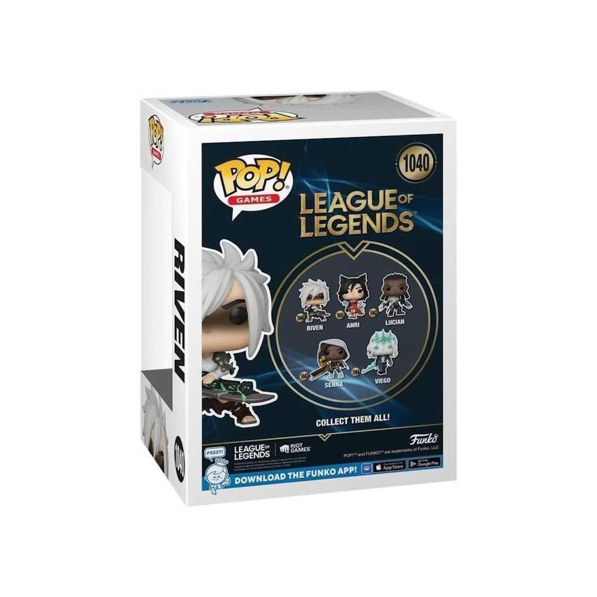 Funko Figurine Funko Pop! - League of Legends - Riven - 9 cm - Vinyle - Emballage boîte-fenetre