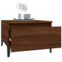 Voir la diapositive 5 : VIDAXL Table d'appoint Chene marron 50x46x35 cm Bois d'ingenierie
