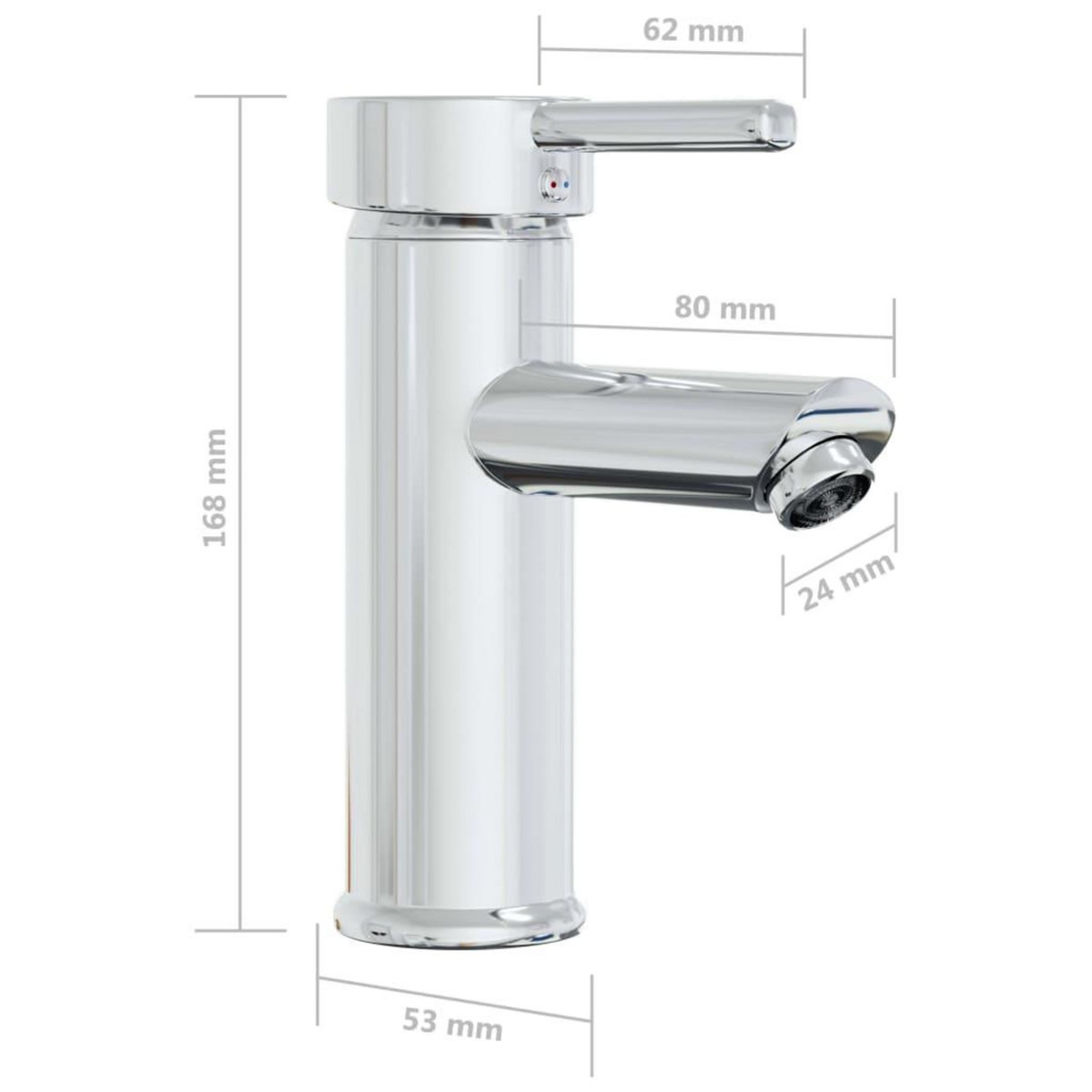 VIDAXL Lavabo encastre avec robinet 42x39x18 cm ceramique blanc