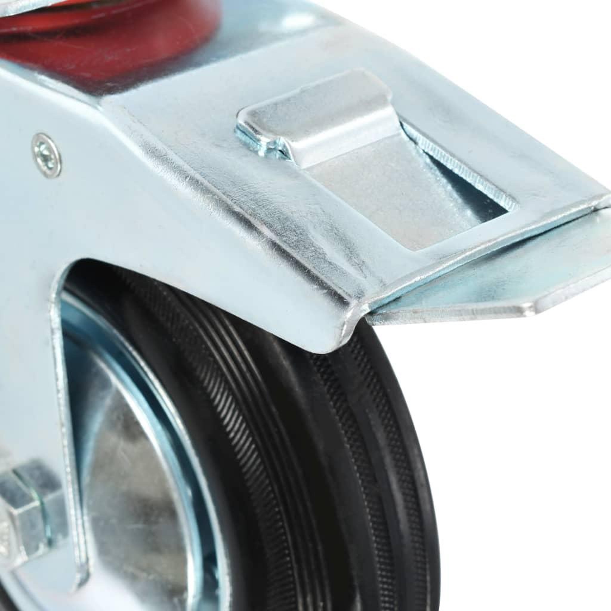 Voir la diapositive 5 : VIDAXL Roulettes pivotantes avec double frein 4 pcs 160 mm