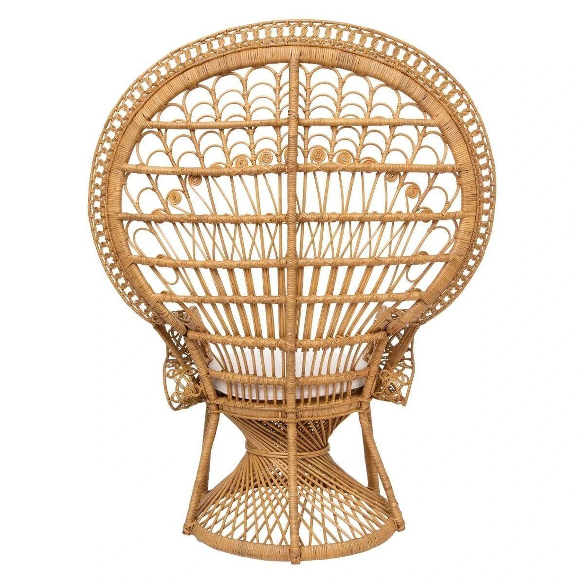 Voir la diapositive 2 : ATMOSPHERA Fauteuil en rotin design  gypsy  150cm naturel