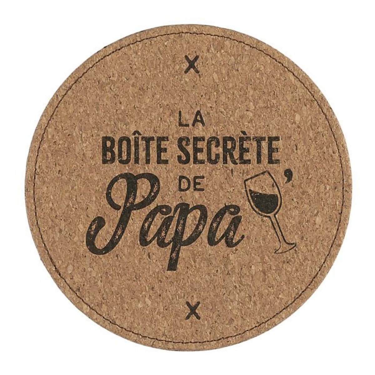 Paris Prix Coffret à Vin 4 Pièces  La Boîte Secrète de Papa  14cm Naturel