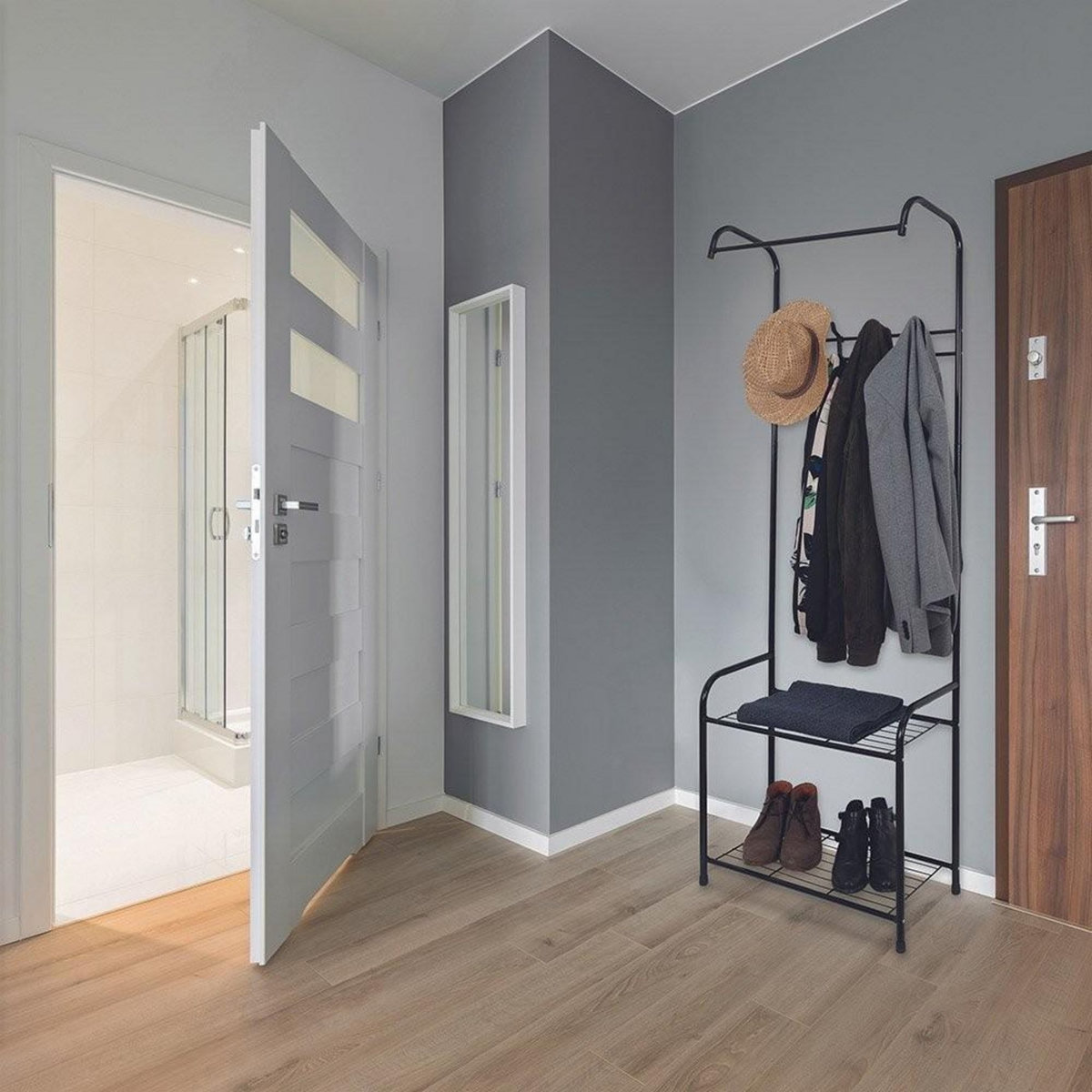 The Home Deco Factory Penderie d'entrée avec crochets