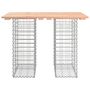 Voir la diapositive 5 : VIDAXL Banc de jardin design gabion 100x70x72cm bois massif de douglas