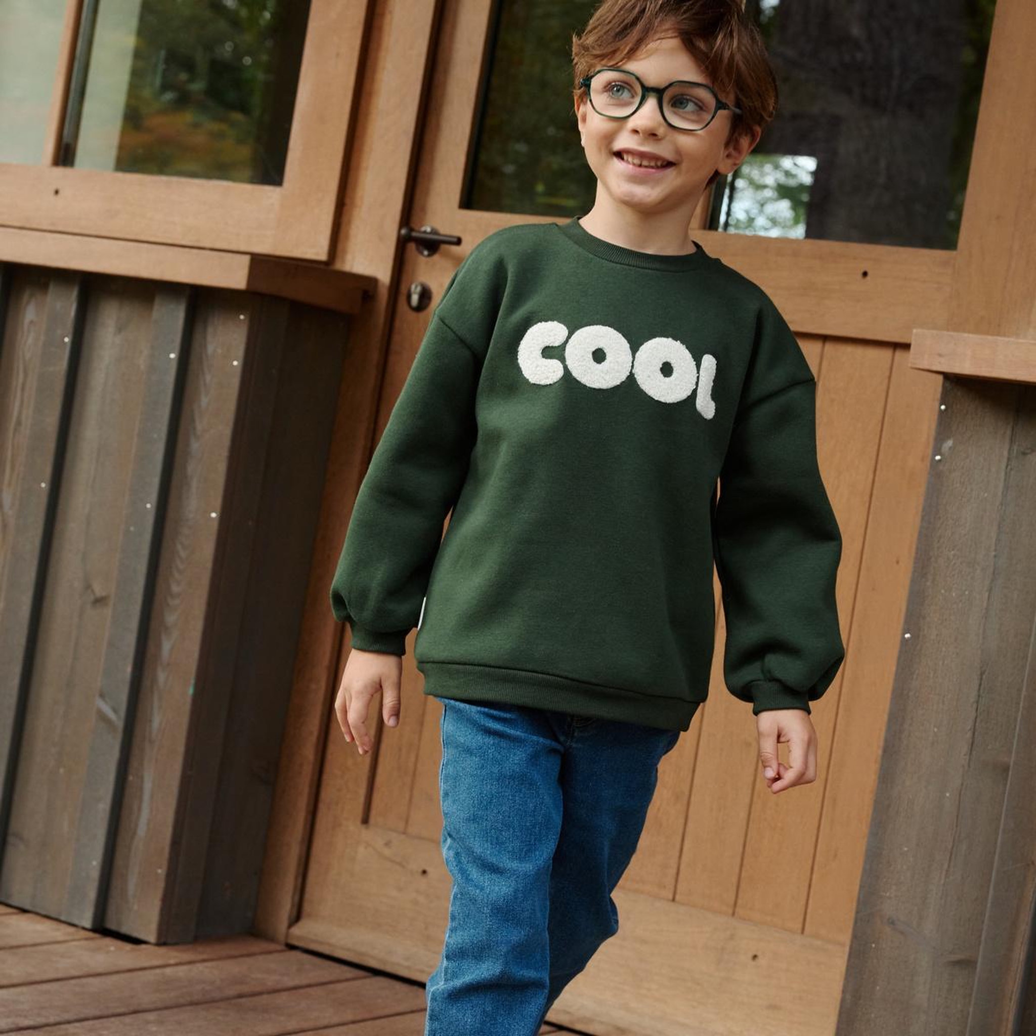 Voir la diapositive 3 : PETIT BEGUIN Sweat en molleton Cool