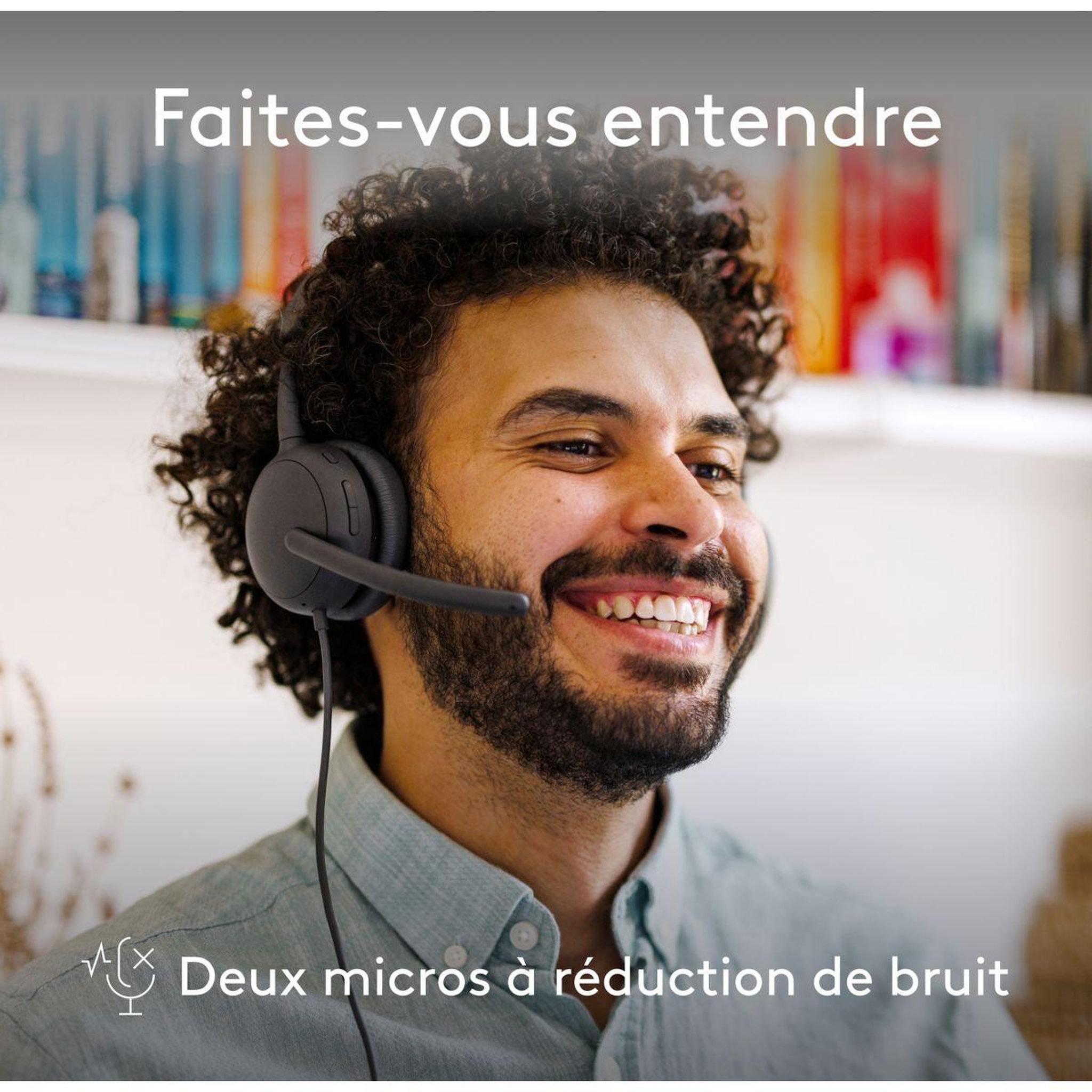 Voir la diapositive 3 : Logitech Micro-casque zone wired 2 graphite