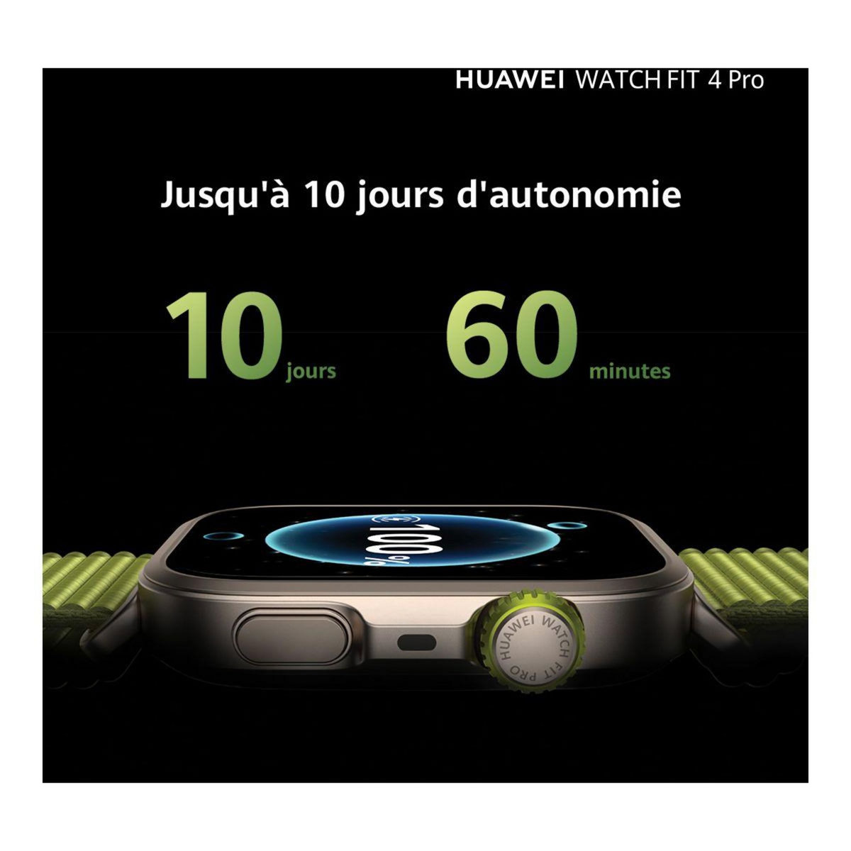 HUAWEI Montre connectée Watch Fit 4 Pro Vert