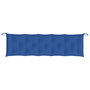 Voir la diapositive 4 : VIDAXL Coussin de banc de jardin bleu 180x50x7 cm tissu oxford