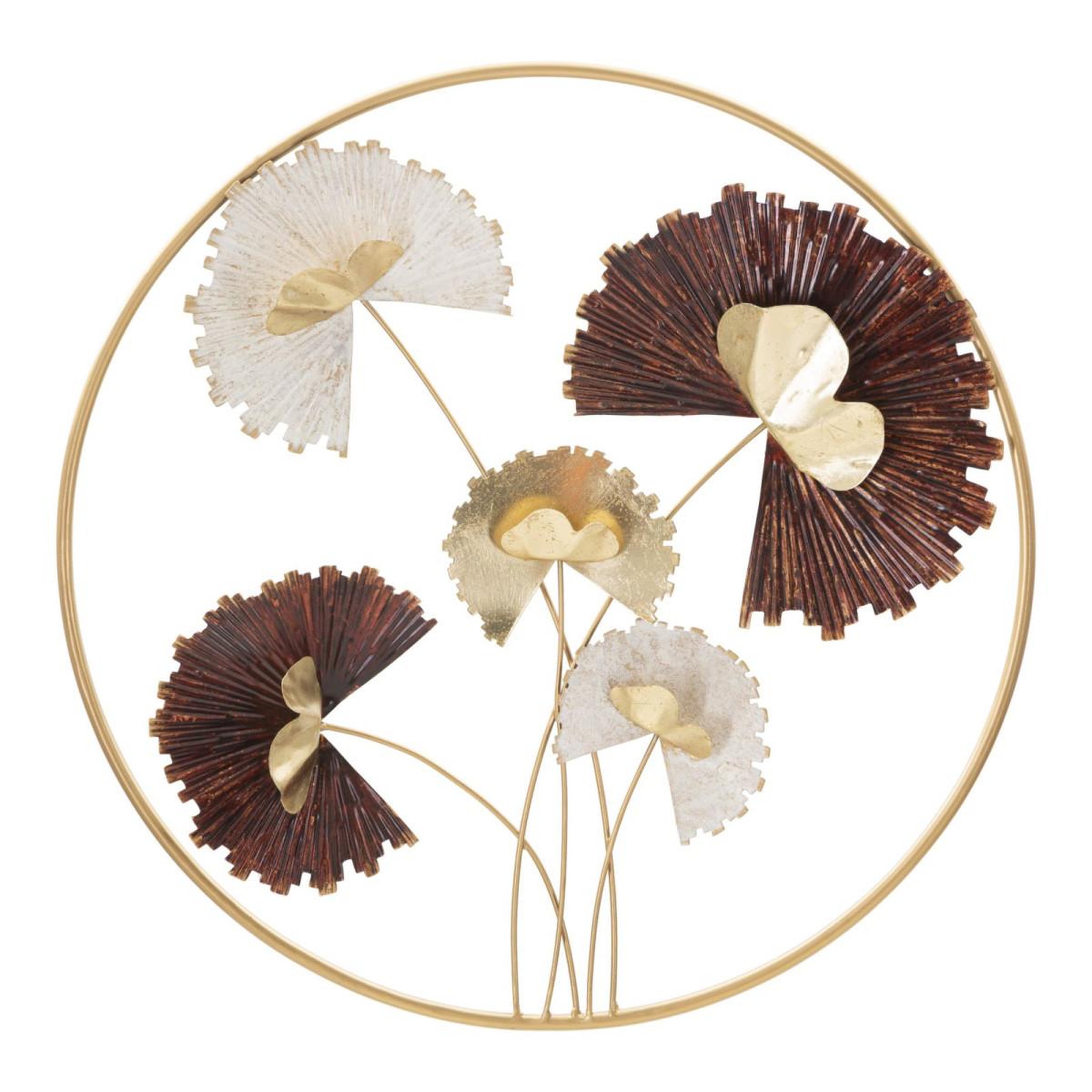 Paris Prix Décoration murale ronde en métal  reddy  61cm multicolore