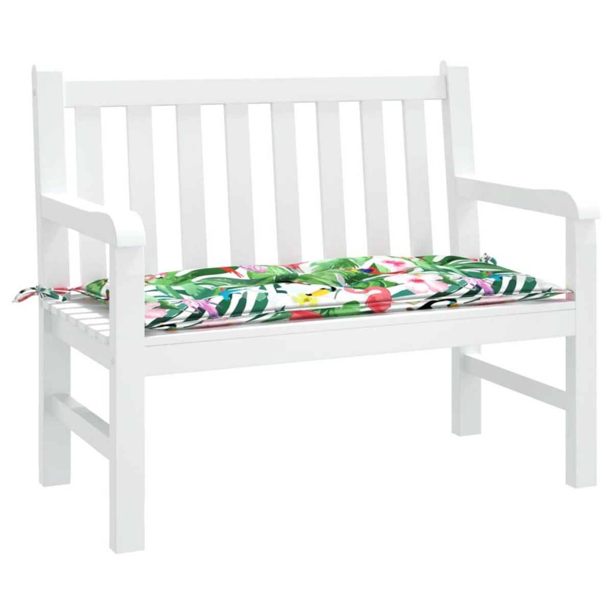 VIDAXL Coussin de banc de jardin multicolore 100x50x7 cm tissu oxford